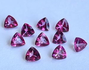 บุษราคัมสีชมพูธรรมชาติล้านล้าน3มม. ถึง8มม. คุณภาพสูงสุด-สีชมพู Topaz ล้านเหลี่ยมเพชรพลอยคุณภาพสูง - Product Image 2