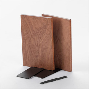 Wooden Bookends <b>Solid</b> <b>Wood</b> and Steel Booklover Gift for Friends Shelf Manufacturer and Exporters - Product Image 5