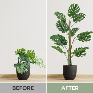 Stock US, livraison rapide ! Lot de 2 poteaux en mousse écologiques carrés de 39,3 pouces pour la maison et le jardin - Frais de port inclus - Product Image 4