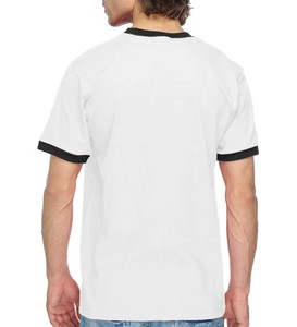 T-shirts à manches courtes à patte avant décontractés pour hommes T-shirts en coton - Product Image 2