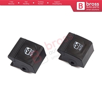 غطاء زر إصلاح مفتاح رفع النافذة BDP1210-1 (قطعتان) لسيارات كليو MK5 وكابتور MK2 ذات 5 أبواب 254107073R