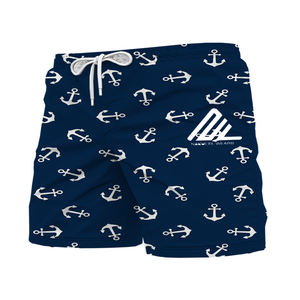 2025 OEM Custom <b>Men's</b> Casual Beach <b>Shorts</b> High Quality 100% Polyester Waterproof Breathable Quick Dry Eco-Friendly Solid - Product Image 1