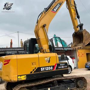 รถขุด SanySY135C มือสอง ขนาด 13.5 ตัน บุ้งกี๋ 0.6 ลบ.ม. แบรนด์จีนแท้ รถขุดตีนตะขาบขนาดกลางสำหรับงานก่อสร้าง ชั่วโมงการใช้งานต่ำ ได้รับการรับรองมาตรฐาน CE - Product Image 3