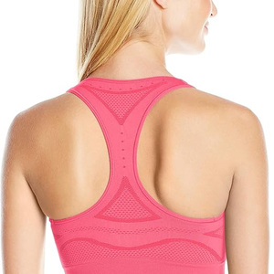 Confortable femmes Sport soutien-gorge soutien-gorge de sport sans couture soutien-gorge personnalisé Gym Yoga Fitness porter Spandex Nylon femmes soutien-gorge OEM - Product Image 6