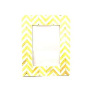 Cadre photo en os incrusté de forme carrée à motif d'échecs, personnalisable, de haute qualité, décoration de table et de mur, prix d'usine - Product Image 6