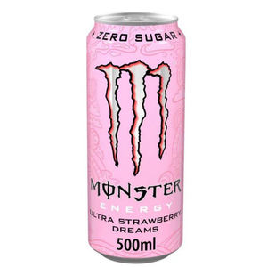 Bebida Energética Monster Energy Strawberry Dreams de Primera Calidad, 12 x 473 ml, Famosa Bebida Energética con Sabor a Fresa en Venta - Product Image 1