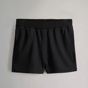 Short d'été respirant de bonne qualité pour femmes Short décontracté de couleur unie Short à coupe ajustée personnalisé Gym Sport Fitness Workout Seamless - Product Image 2