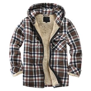 Top Selling Men Long Sleeve <b>Flannel</b> Jacket <b>Oversized</b> Plaid <b>Flannel</b> Button Down Heavyweight Custom <b>Flannel</b> Fleece Jacket for Men - Product Image 4