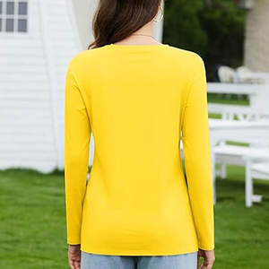 Chemises à manches longues pour femmes de haute qualité 100% coton, mode décontractée, vente en gros, tailles plus grandes, toutes tailles, chemises à manches longues pour femmes - Product Image 4