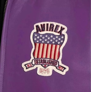 Wholesale New models Avirex Men's Genuine Leather Cowhide Bomber Jackets <strong>Custom</strong> Made Plus Size - Product Image 3