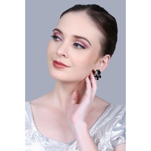 Design 311 Black Fashion Drop <b>Earrings</b> - Product Image 3