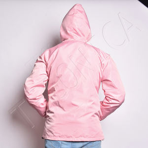 Nouveau design OEM pour hommes unisexe imperméable respirant coupe-vent vestes à glissière activités de plein air randonnée, voyage, usage quotidien - Product Image 3