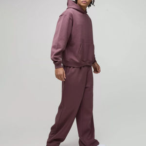 Conjuntos de 2 Piezas para Hombre 2025, Conjuntos de Sudadera con Capucha y Pantalones Deportivos a Juego, Conjuntos de Joggers, Conjunto Deportivo con Pantalones Acampanados para Hombre, Servicio OEM - Product Image 4