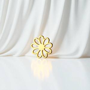 Charmes de fleurs faits à la main en argent sterling pendentif personnalisable faisant des bijoux - Product Image 3