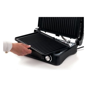 Ariete 2000W METALGRILL Parrilla Eléctrica 3 en 1 Plateada y Negra Modelo 00C193400AR0 - Product Image 2