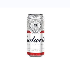 Bière Budweiser sans alcool, 6x330ml, 12 packs par carton, pour les rayons de détail et la vente en gros aux supermarchés - Product Image 1