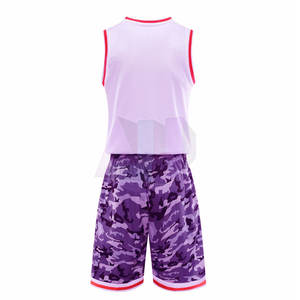 Nouvelle arrivée, uniforme de basket-ball sans manches, grande taille, léger, tissu doux, respirant, évacuant l'humidité, design personnalisé, long - Product Image 2