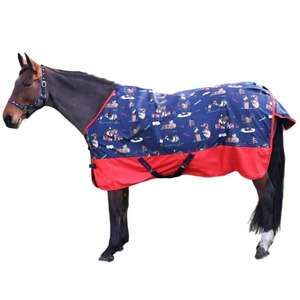 Alfombras para caballos Servicio OEM de alta calidad Logotipo personalizado Equipo ecuestre Alfombras para caballos Alfombras de equitación transpirables de lana - Product Image 1