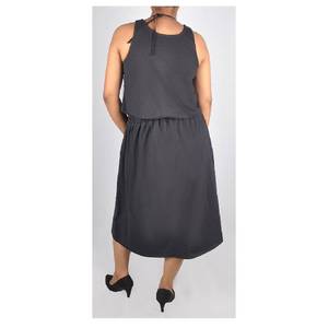 2024 último patrón de cuadros grises ecológico suave 100% algodón maternidad sesión de fotos vestido transpirable hasta la rodilla ropa de playa diaria - Product Image 2