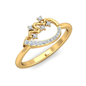Ishi Diamonds Anillo de diamantes cultivados en laboratorio elegante de oro de 18K - Product Image 5