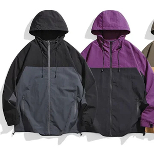 Men Custom Windbreaker Jacket Fashion Outdoor <b>Wind</b> Breaker Lightweight Waterproof Casual Jacket OEM Serviced Wholesale Quality - Product Image 1