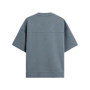 Conjunto de Camiseta y Pantalones Cortos de Algodón y Poliéster para Hombre, Ropa Deportiva Informal de Verano, Traje de Entrenamiento Ligero y Transpirable de Dos Piezas - Product Image 6