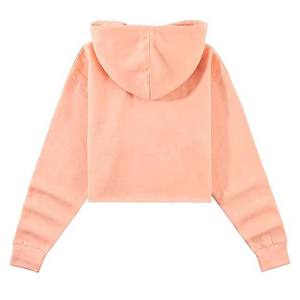 Sudadera Corta de Mujer con Diseño Frontal Bordado en Color Liso, Estilo Holgado, Manga Larga, Ropa Casual de Otoño/Invierno de BRANDSOON INDS - Product Image 2