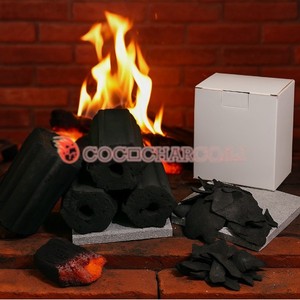 Briquetas de coco de forma personalizada para narguile | Suministro de calor inodoro y constante - Product Image 3