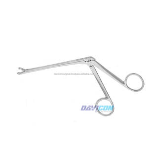 Wullstein Micro Cup Forceps Curved Left 3 1/4in (8,3 cm) Longitud DE TRABAJO Quirúrgico ENT Manual Forceps en acero inoxidable - Product Image 4