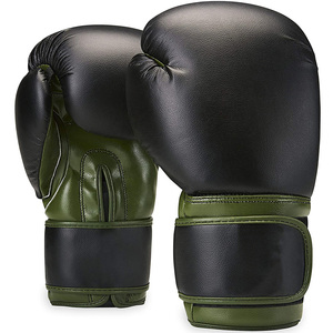 ถุงมือชกมวยสำหรับผู้ชายถุงมือฝึกหนังออกแบบโลโก้ได้ตามต้องการ - Product Image 4