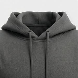 Sweat-shirt personnalisé pour homme, mode haut de gamme, 100% coton molletonné, teinture unie, streetwear, couleur personnalisée, hiver, vente en gros - Product Image 4