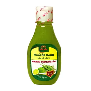 Top Produits Vente Bouteille Taille Support En Gros Vert Chili Sauce Pratique Exportation Vert Chili Sel 240ml Du Vietnam