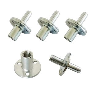 Écrous en T à base à 3 trous en acier au carbone zingué galvanisé Quincaillerie pour meubles Plaquage de bride Bois Métrique Certifié - Product Image 5