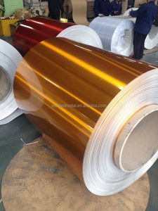 Bobina de Alumínio Colorido <span class=keywords><strong>1100</strong></span> 1050 1060 3003 <span class=keywords><strong>H18</strong></span> <span class=keywords><strong>H19</strong></span> para Parede Cortina de Alumínio - Product Image 4