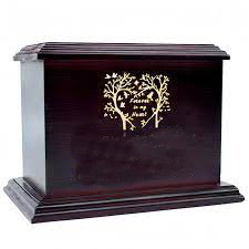 Urnas de cremación de madera hechas a mano modernas para urnas funerarias y funerarias decorativas masculinas y femeninas a bajo precio - Product Image 3