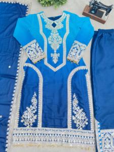 ชุดผ้าปักลาย salwar kameez สำหรับผู้หญิงที่มีการจับคู่ dupatta และสวมใส่สบายด้านล่างในราคาที่ดีที่สุด - Product Image 6