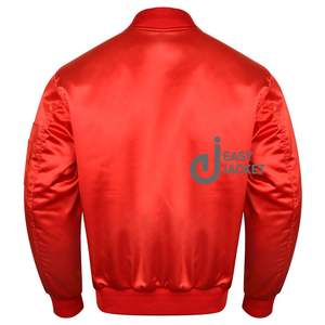 Venta caliente Vintage Starter Jacket Satin Men's Varsity Bomber Chaqueta informal Chaqueta de ropa exterior para hombres - Product Image 6