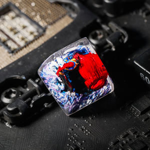 Teclas Artesanales Bosque Místico, Teclas Artesanales Personalizadas, Teclas Anime Lindas, Teclas Verdes, Juego de Teclas, Teclas de Madera - Product Image 4