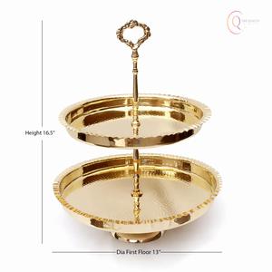 Support à gâteau en métal lourd pour une présentation sécurisée, idéal pour les gâteaux à plusieurs étages et la présentation élégante de desserts - Product Image 1