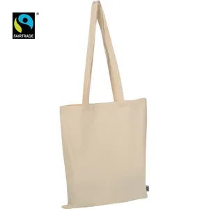 Borsa Tote in Cotone Fairtrade LETIZIA, Gadget Sostenibile, Articolo Promozionale Ecologico - Product Image 1