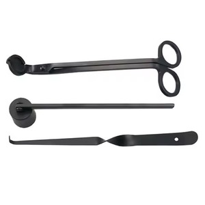 Ensemble d'extincteurs de bougies décoratifs en métal élégant Coupe-mèche Extincteur Outil moderne artisanal écologique pour un usage domestique Noël - Product Image 6