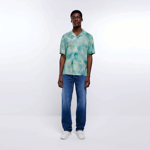 Camisa de satén de seda de alta calidad para hombre, camisas casuales de manga larga para vacaciones en la playa, camisa hawaiana con estampado completo de seda personalizada para hombre - Product Image 2