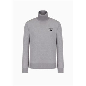 เสื้อกันหนาวแบบสวมหัวของผู้ชายเสื้อสเวตเตอร์คอกลมแขนยาวทรงหลวมแนวสตรีทแวร์โอเวอร์ไซส์ - Product Image 1