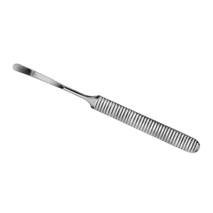 WILLIGER Raspatoire Légèrement Courbé 160 mm 6.14 "Large Largeur Pointue 8 mm Non Stérile Réutilisable Meilleure Qualité Chirurgie Médicale Ascenseur - Product Image 1