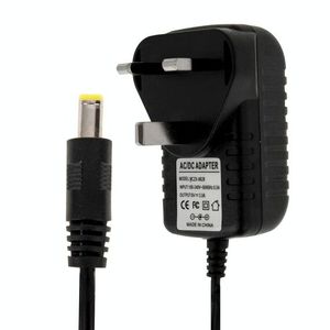 <b>UK</b> <b>Plug</b> AC <b>Adapter</b> 100-240V to DC 6V 2A 5.5 X 2.1mm Cable 1.2m Black Charger & <b>Adapter</b> Product - Product Image 1
