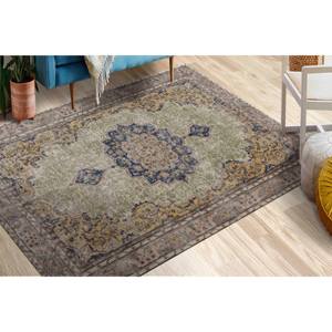 Tapis turc à motif floral : tapis de cuisine facile à nettoyer, tapis imprimé, tapis fin non tissé - Product Image 3