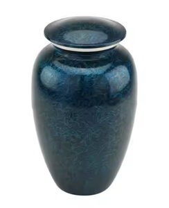 Urna Funeraria Grande de Metal Hecha a Mano para Cenizas Humanas Adultas, Urna Decorativa Conmemorativa para Entierro - Product Image 2