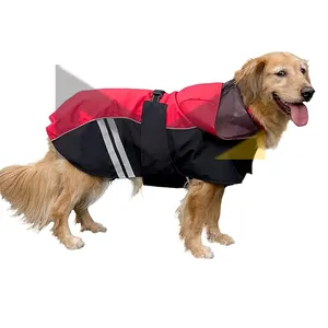 Top Selling Dog Softshell Hooded Jacket dog Raincoat and Windbreakers Waterproof Outdoor warm dog jacket for Winter