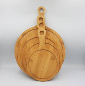 Bandeja de pizza de bambú ecológica Huhipro para restaurantes comerciales 28x18x1 cm y 32x22x1 cm Soporte OEM/ODM - Product Image 6