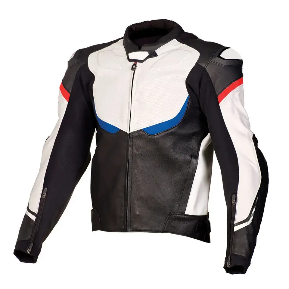 Stylish Motorcycle Riding Racing Motorbike Leather Jacket/Pakistan Made High Quality Motorbike Leather Jacket